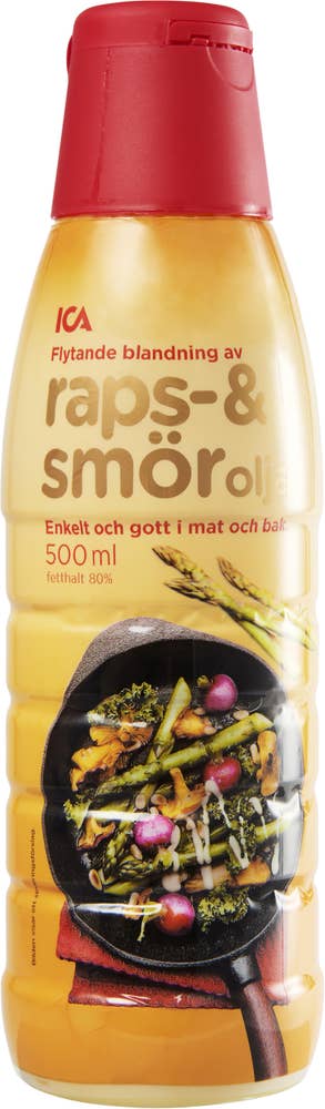 Ej sorterad Raps- & Smörolja 80% Ica