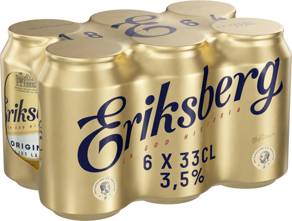 Eriksberg Öl 3,5% 6x33cl
