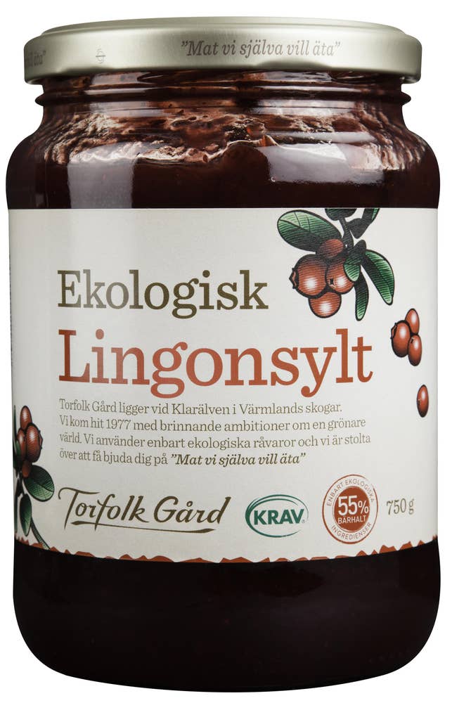 Torfolk Gård Lingonsylt EKO/KRAV