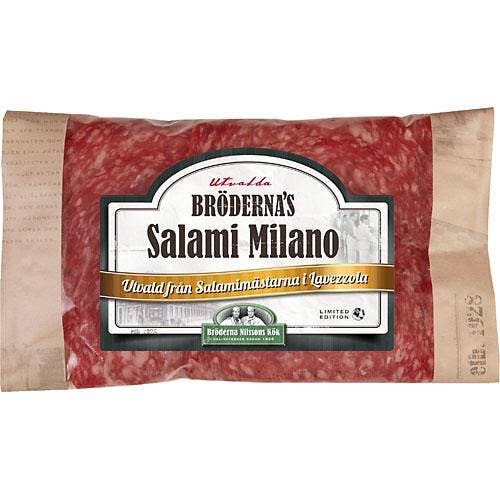 Ej sorterad Salami Milano Bröderna Nilsson
