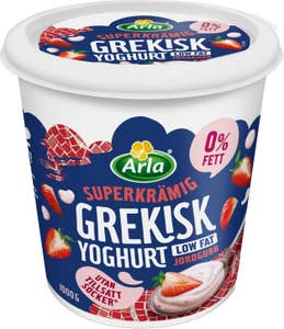 Arla® Grekisk Yoghurt Jordgubb 0%