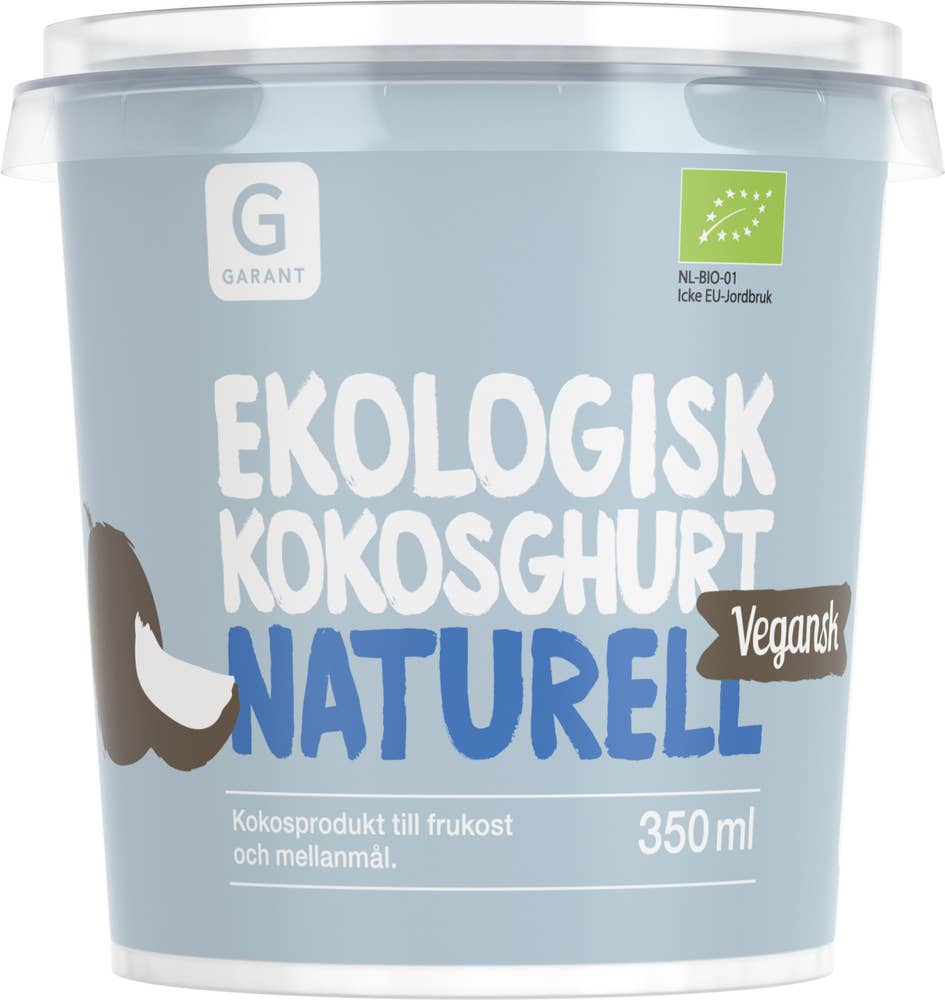 Garant Kokosghurt Naturell EKO 350ml Eko