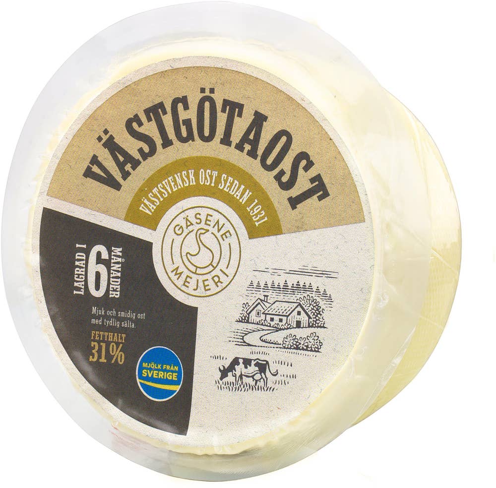 Gäsene Mejeri Västgötaost 31% ca Gäsene Mejeri