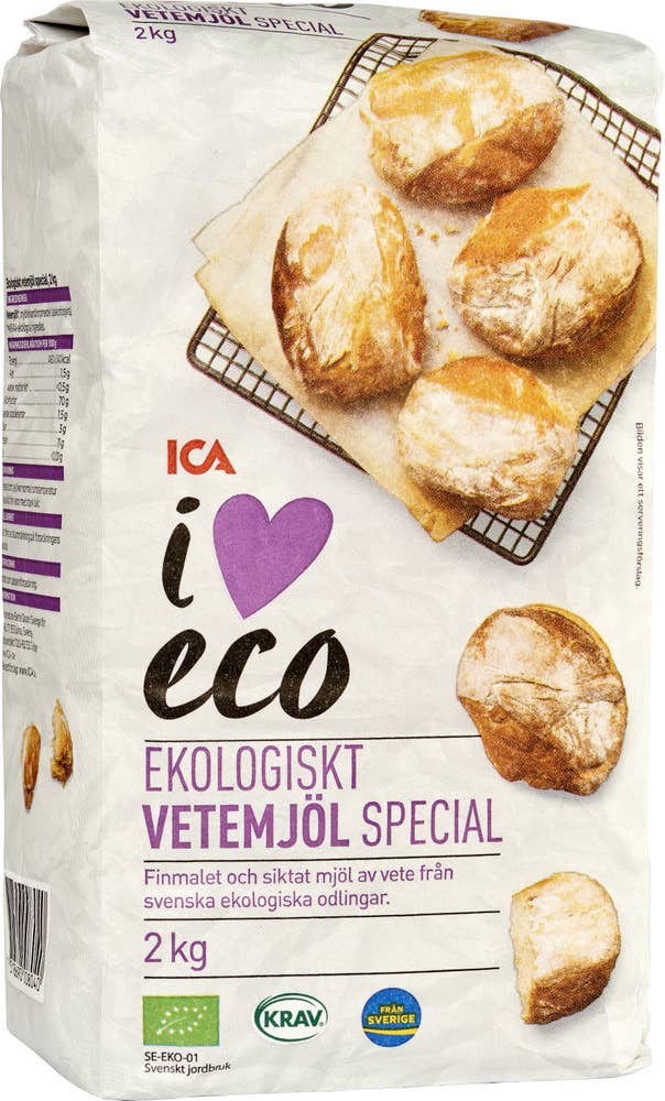 Ej sorterad Vetemjöl Special Ica Eco