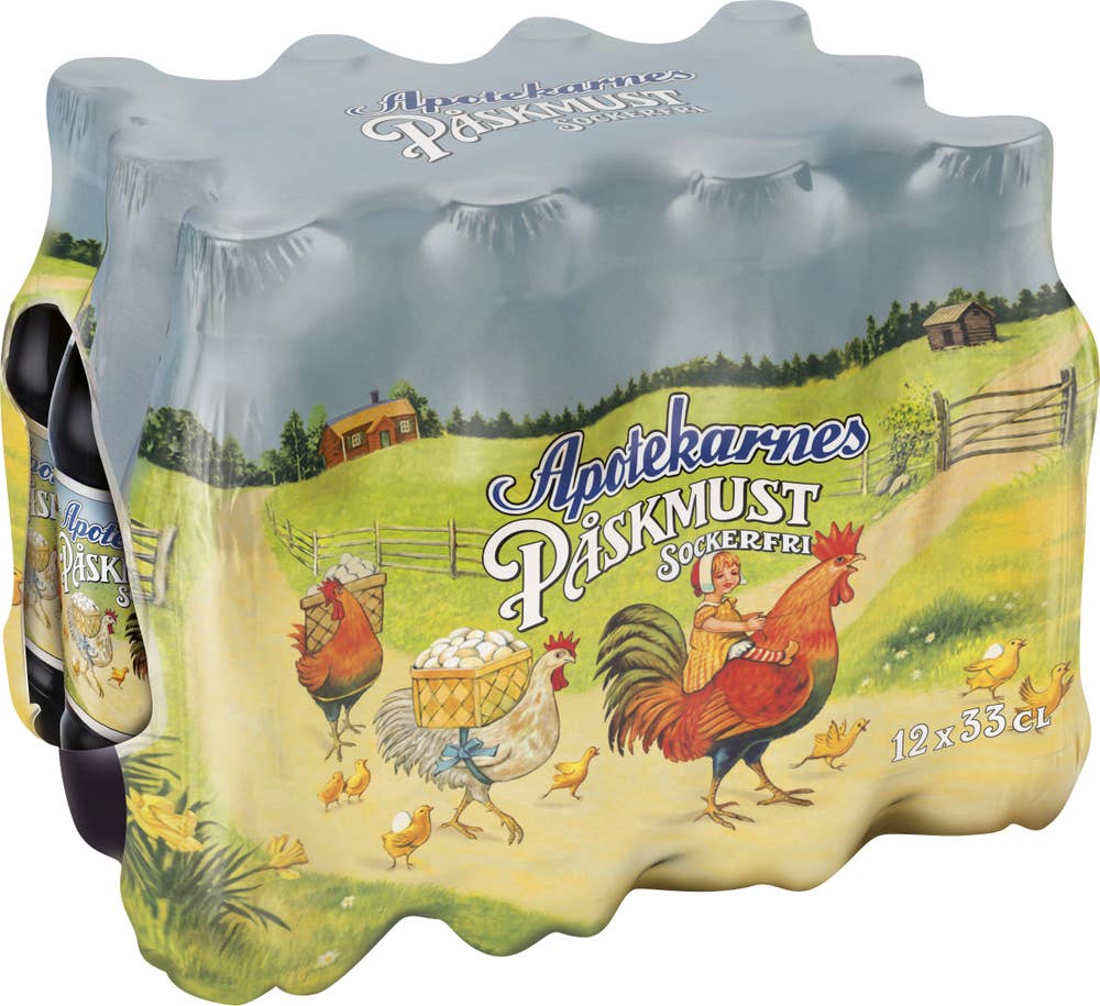 Apotekarnes Påskmust Sockerfri 12x33cl
