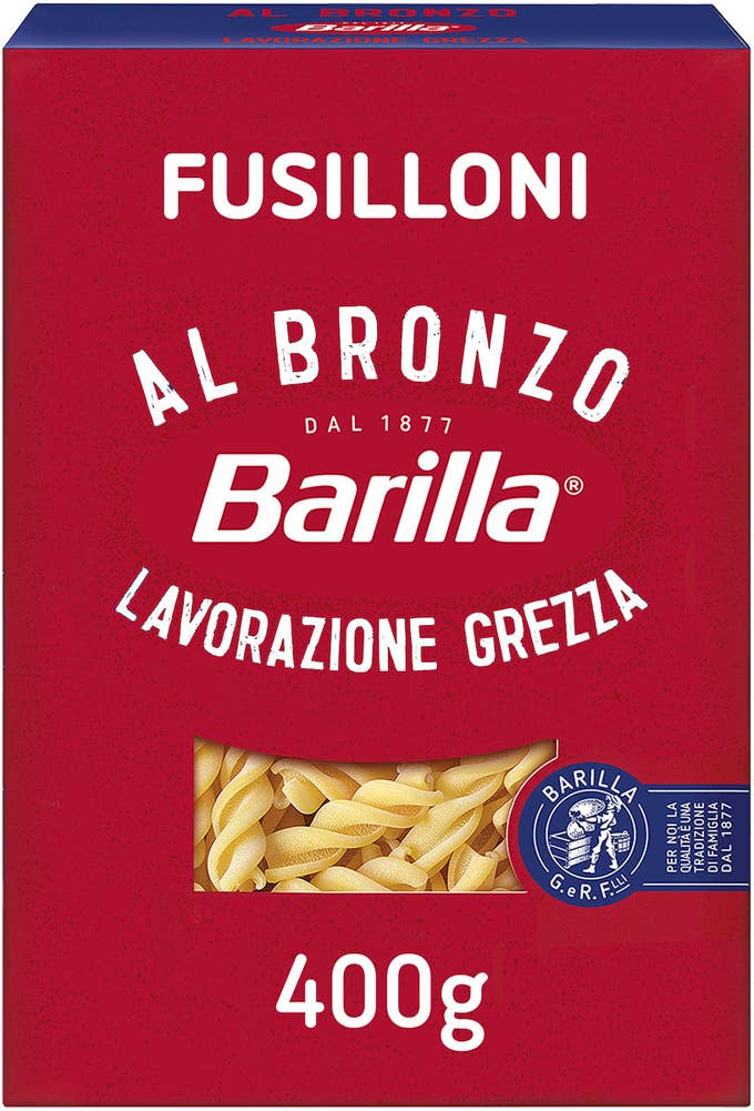 Barilla Pasta Fusilloni Al Bronzo