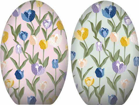 Hedlundgruppen Påskägg Metall Stående 20cm Osorterade Färger