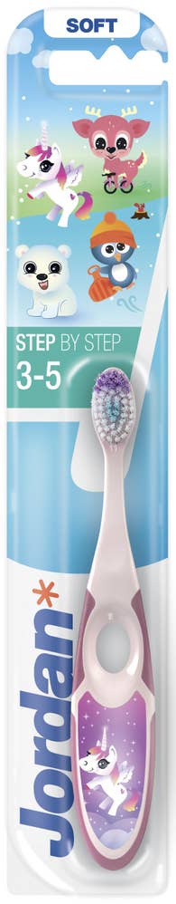 Jordan Tandborste Step by Step 3-5 År