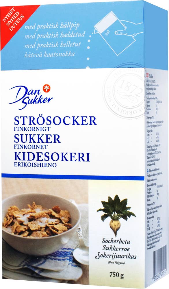 Dan Sukker Strösocker Finkornigt Dan Sukker