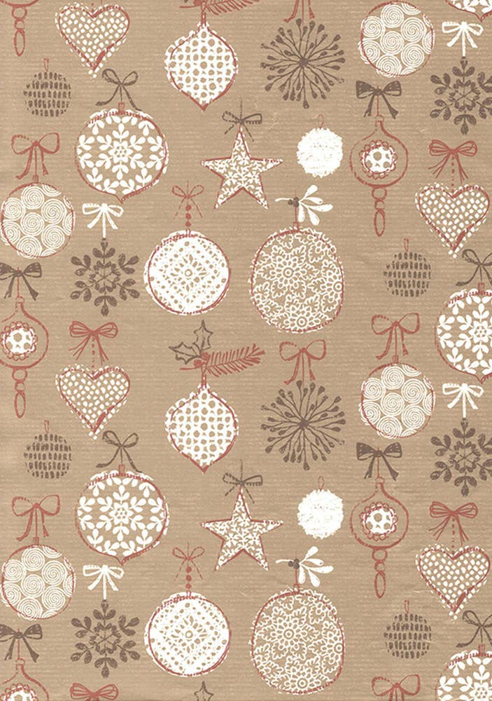 Boutique Presentpapper Julsymboler 50x500cm