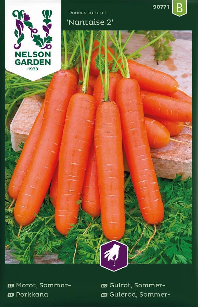 Nelson Garden Odlingsfrön Morot Nantaise