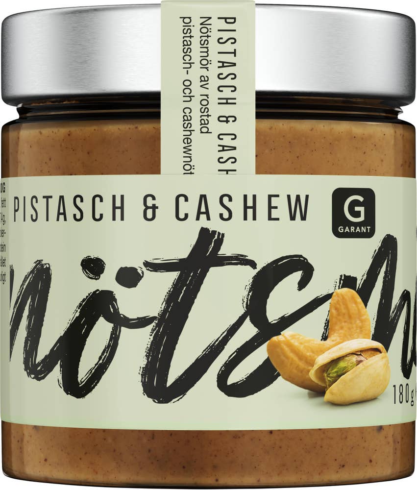 Garant Nötsmör Pistasch & Cashew