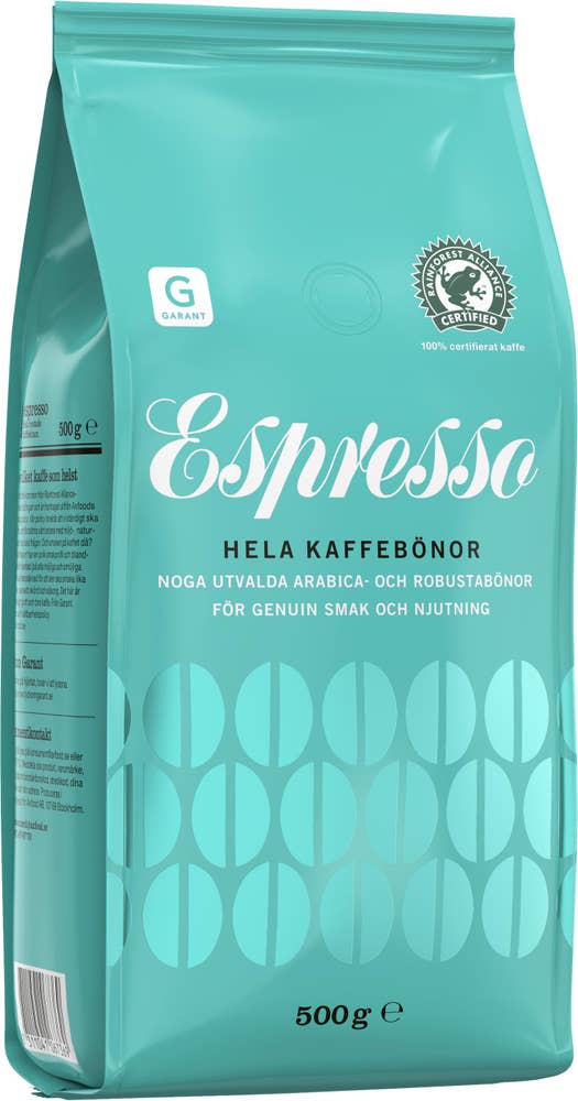 Garant Hela Kaffebönor Espresso