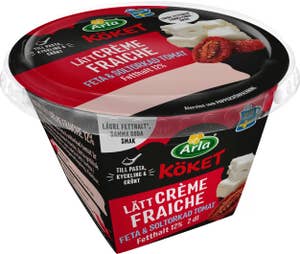 Arla Köket® Crème Fraiche Lätt 12% Feta & Soltorkad Tomat