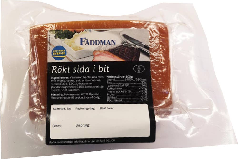 Fåddman AB Rökt Sida i Bit