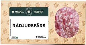 Svenskt Gårdsvilt Rådjursfärs Fryst ca