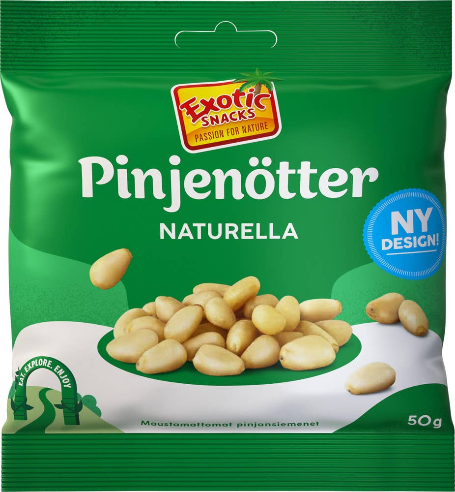 Exotic Snacks Pinjenötter Naturella 50g Exotic Snacks