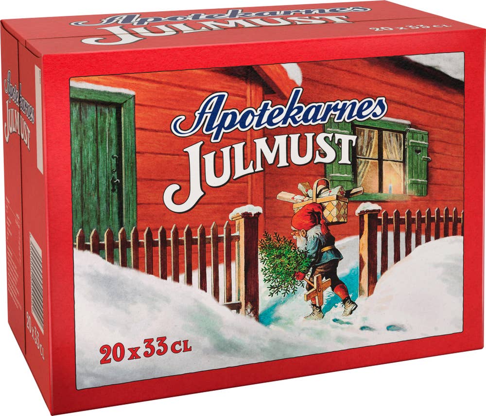 Apotekarnes Julmust Suitcase 20x33cl