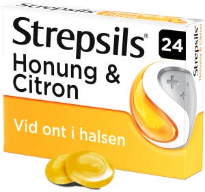 Strepsils Sugtablett Diklorobensylalkohol/Amylmetakresol Honung & Citron
