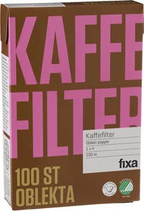 Fixa Kaffefilter 1X4 Bruna