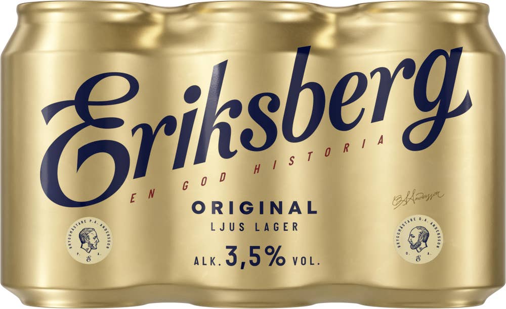 Eriksberg Öl 3,5% 6x33cl