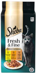Sheba Kattmat Fågel i Sås 6x50g