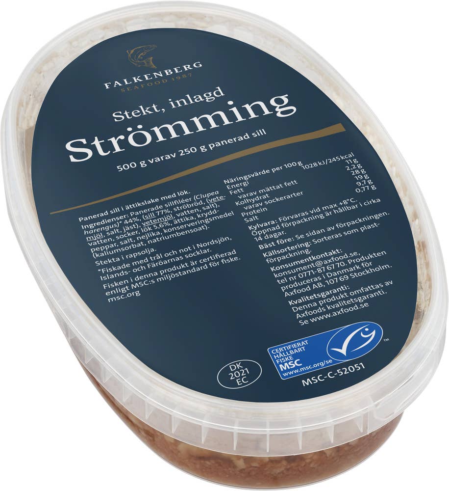 Falkenberg Inlagd Stekt Strömming MSC