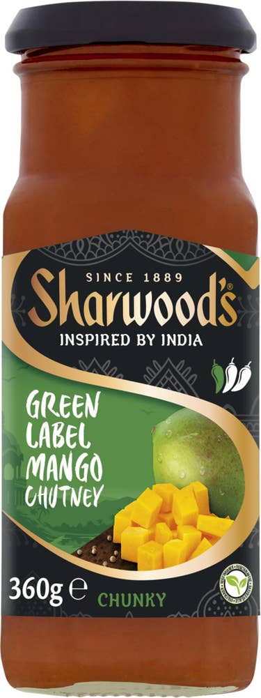 Sharwoods Mango Chutney Green Sharwoods