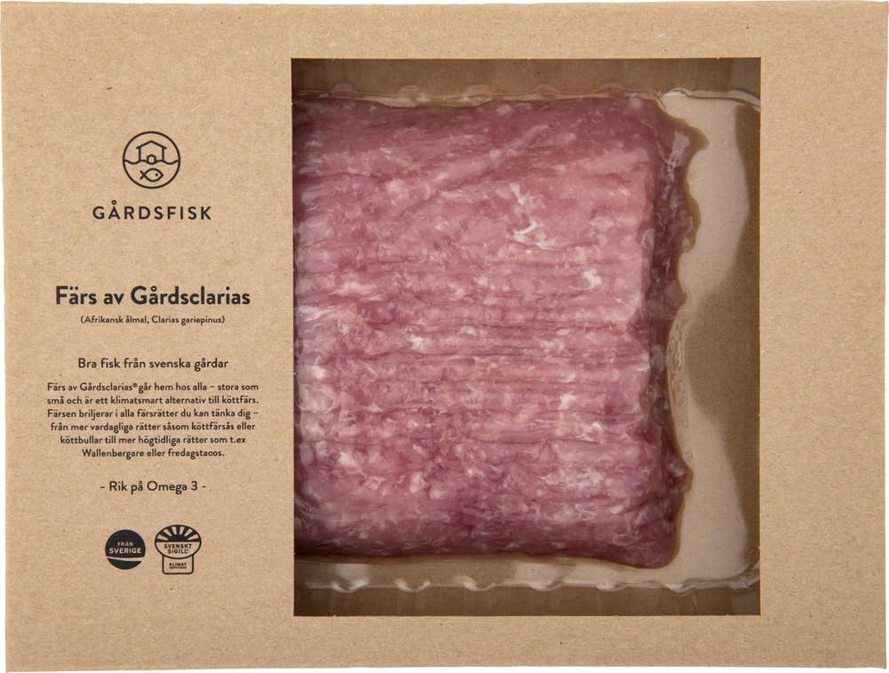 Gårdsfisk Fiskfärs Clarias Fryst Gårdsfisk