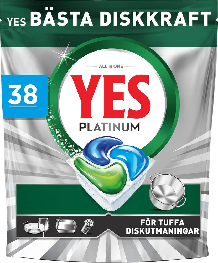Yes Diskmaskintablett Platinum