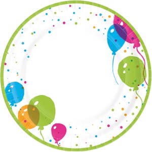 PAPER + DESIGN Tallrik Papper Ballong 22cm