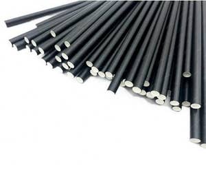 Glam of Sweden Sugrör Papper Svart