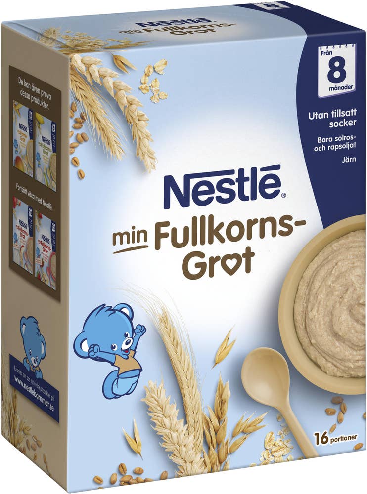 Nestlé Fullkornsgröt Mild 8M
