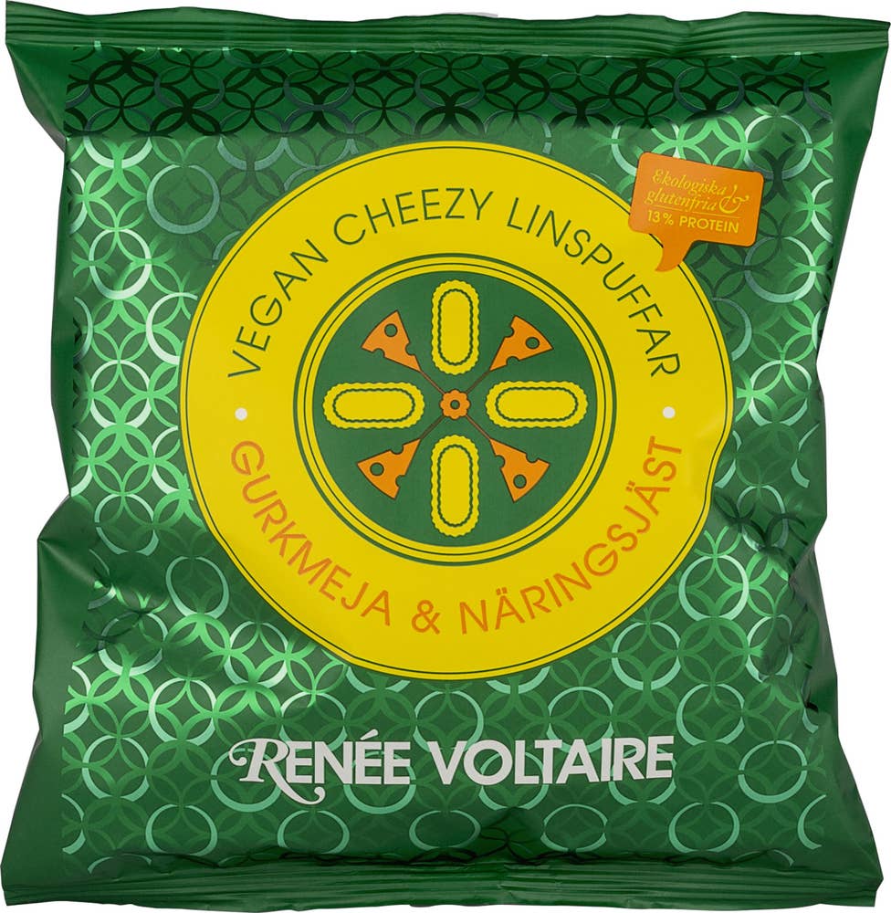 Renée Voltaire Linspuffar Vegan Cheezy EKO Renée Voltaire