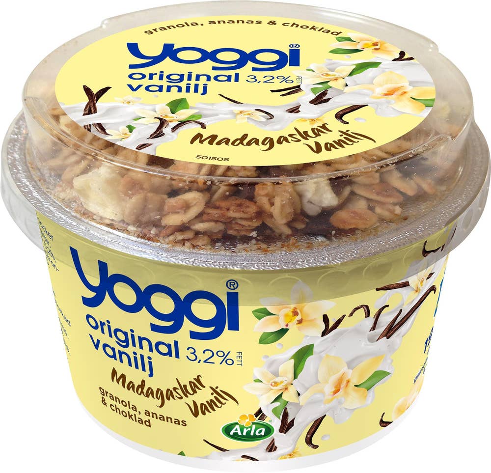 Yoghurt Madagaskar Vanilj med Granola