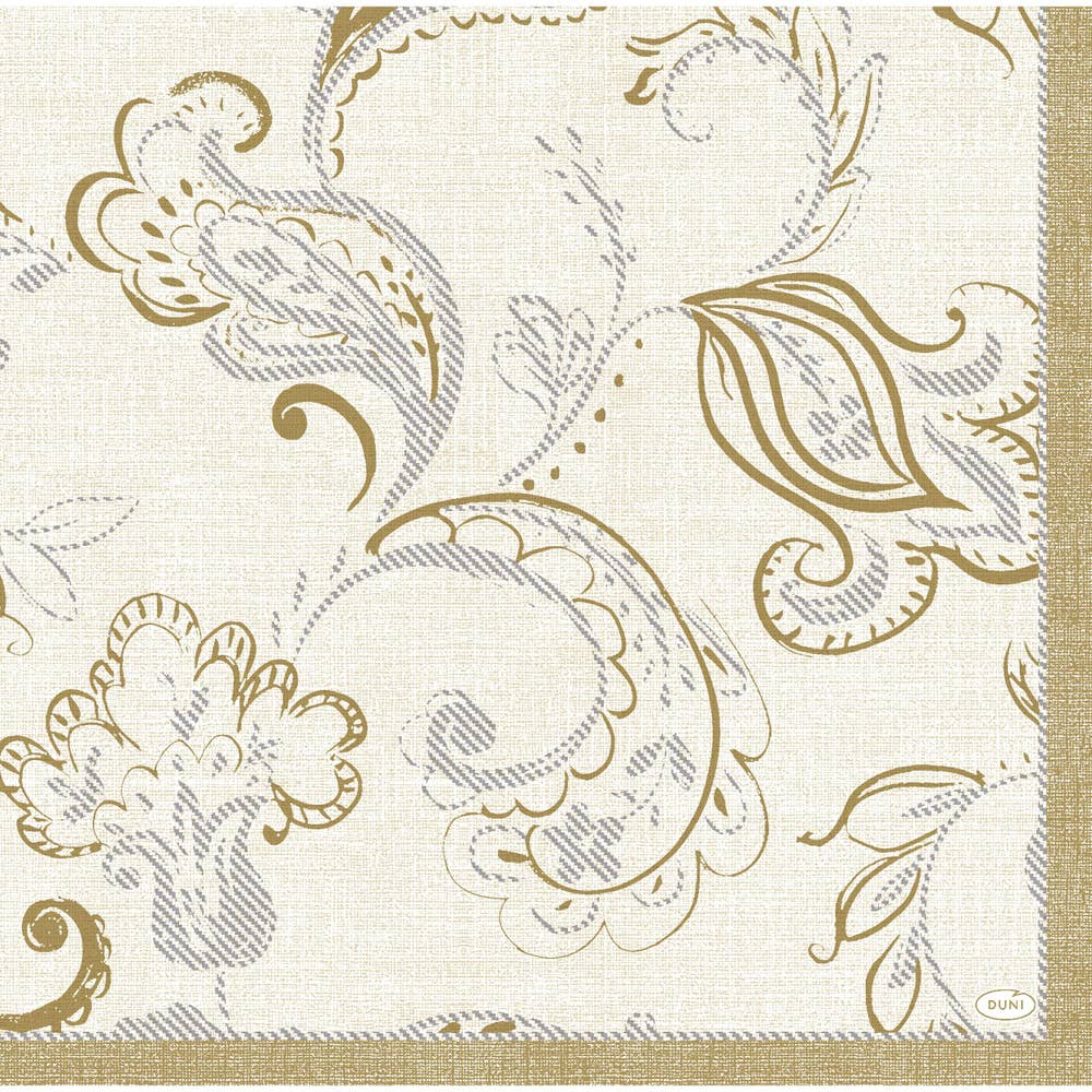 Duni Servett Golden Grace Cream D-Soft 40x40cm