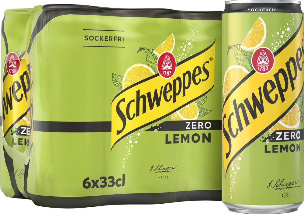 Schweppes Lemon Zero 6x33cl