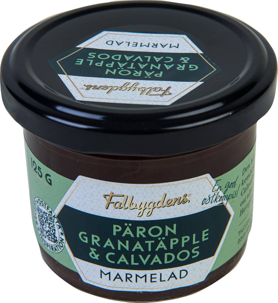 Falbygdens® Marmelad Päron, Granatäpple & Calvados