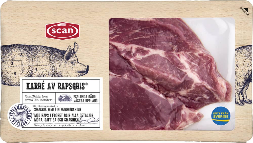Karré av Rapsgris 2-p