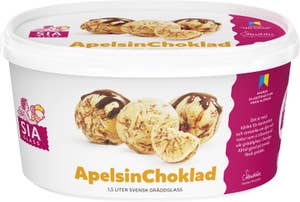 SIA Glass Gräddglass Apelsinchoklad