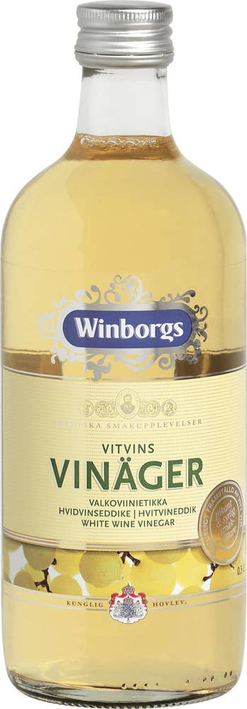 Ej sorterad Salladsvinäger vit 0,5L Winborgs