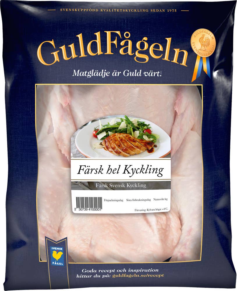 Guldfågeln Färsk Kyckling Hel