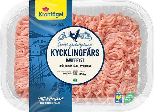 Kronfågel Kycklingfärs Fryst