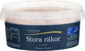 Falkenberg Seafood Stora Räkor i Lake MSC 170/360g
