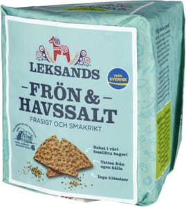 Leksands Knäckebröd Trekantsknäcke Frön & Havssalt