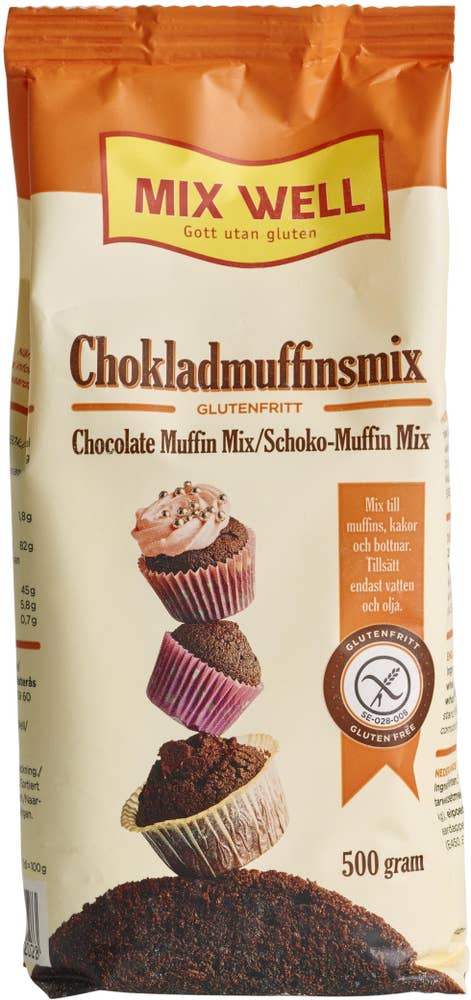 Ej sorterad Muffinmix Choklad MixWell