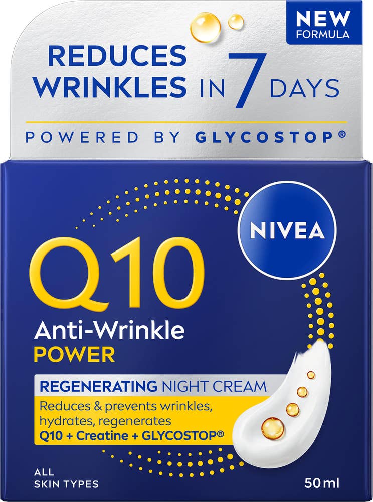 NIVEA Nattkräm Q10 Pwr