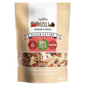 Clean Eating Müsli Chunky Jordgubbe & Choklad