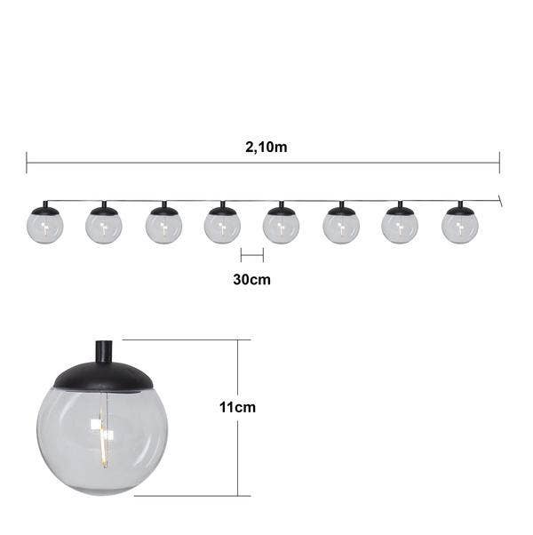 Star Trading Solcellsslinga Globe