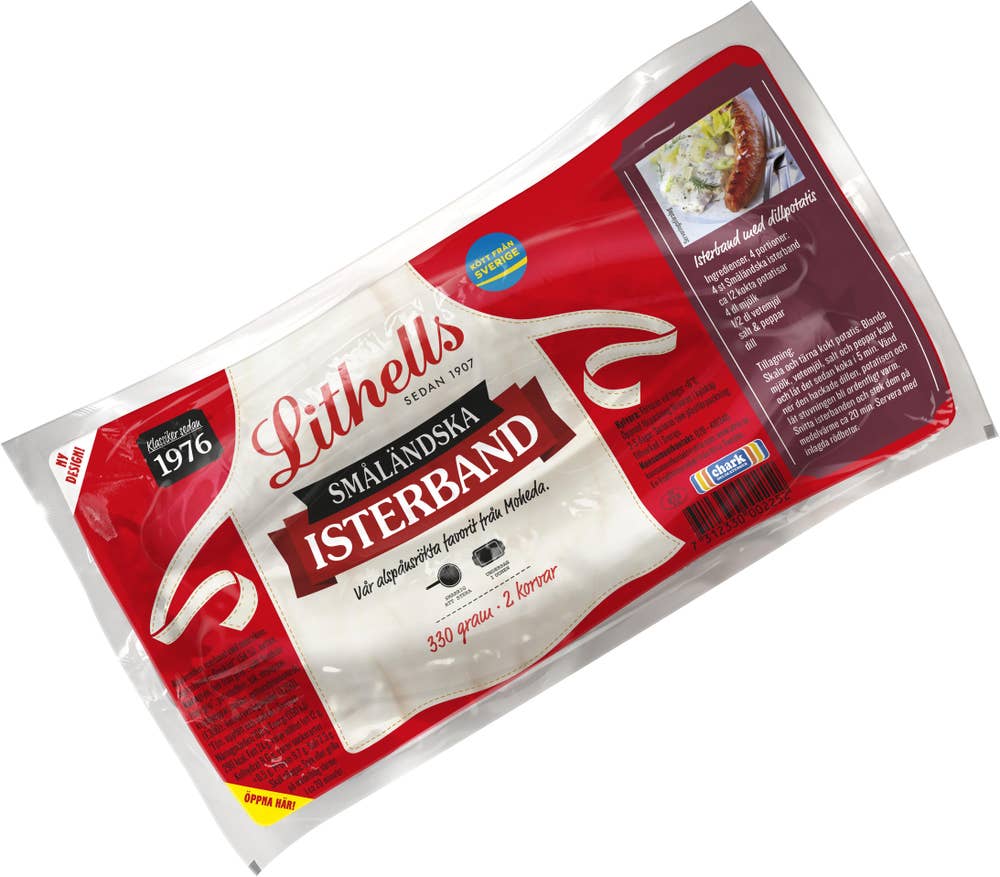 Lithells Småländska Isterband Smal 2-p